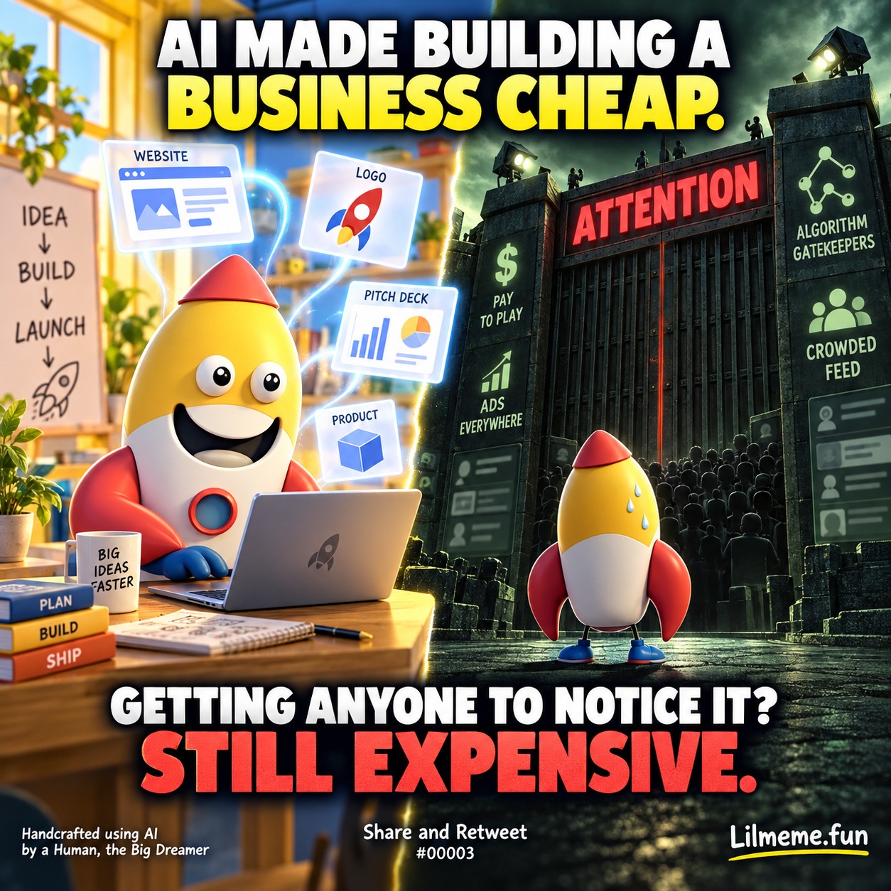 AI Made Building a Business Cheap. Getting Anyone to Notice It? Still Expensive.