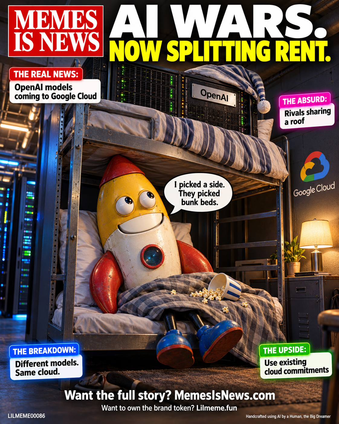 AI WARS. NOW SPLITTING RENT.
