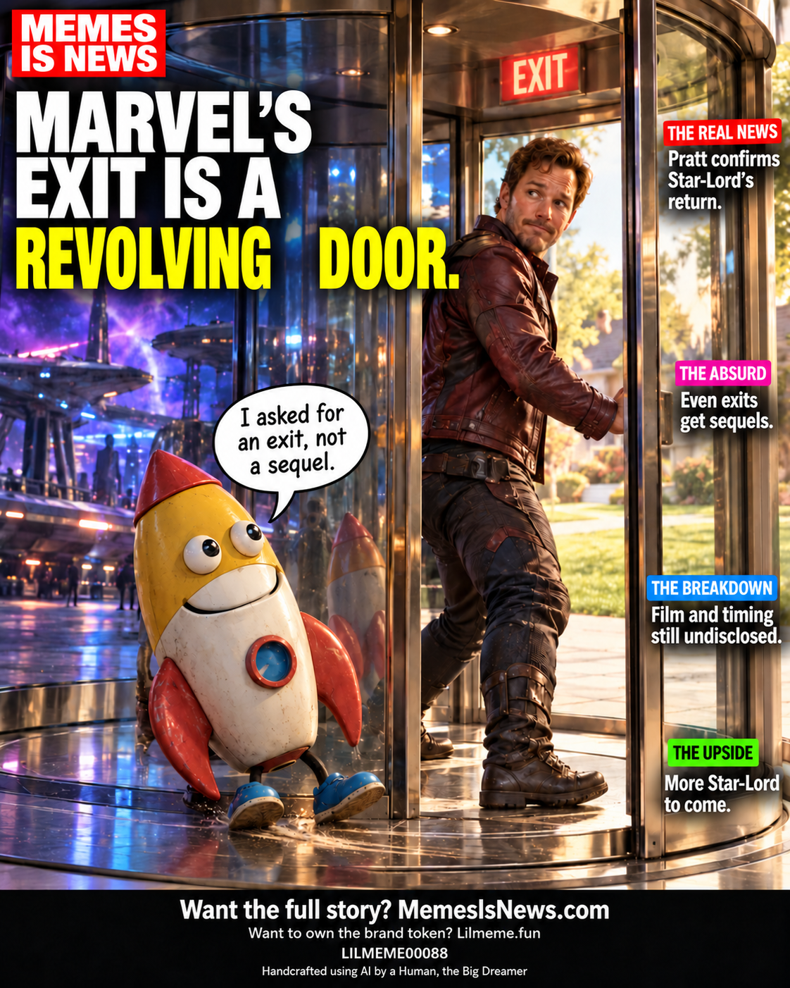 MARVEL’S EXIT IS A REVOLVING DOOR.