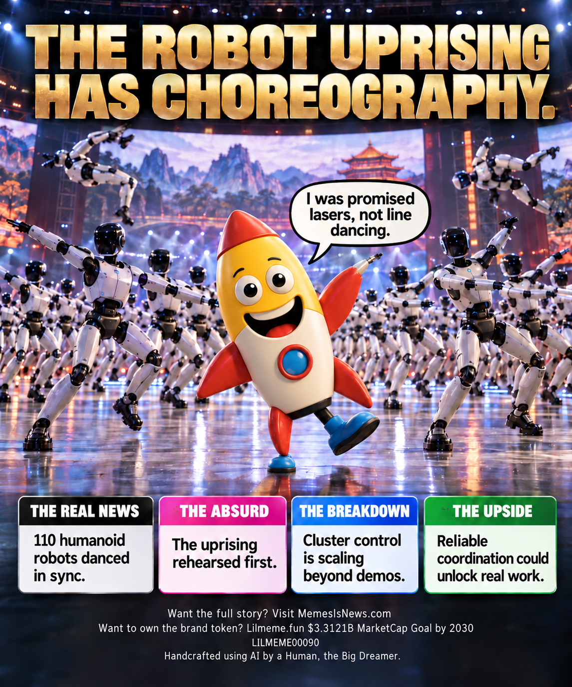 THE ROBOT UPRISING HAS CHOREOGRAPHY.