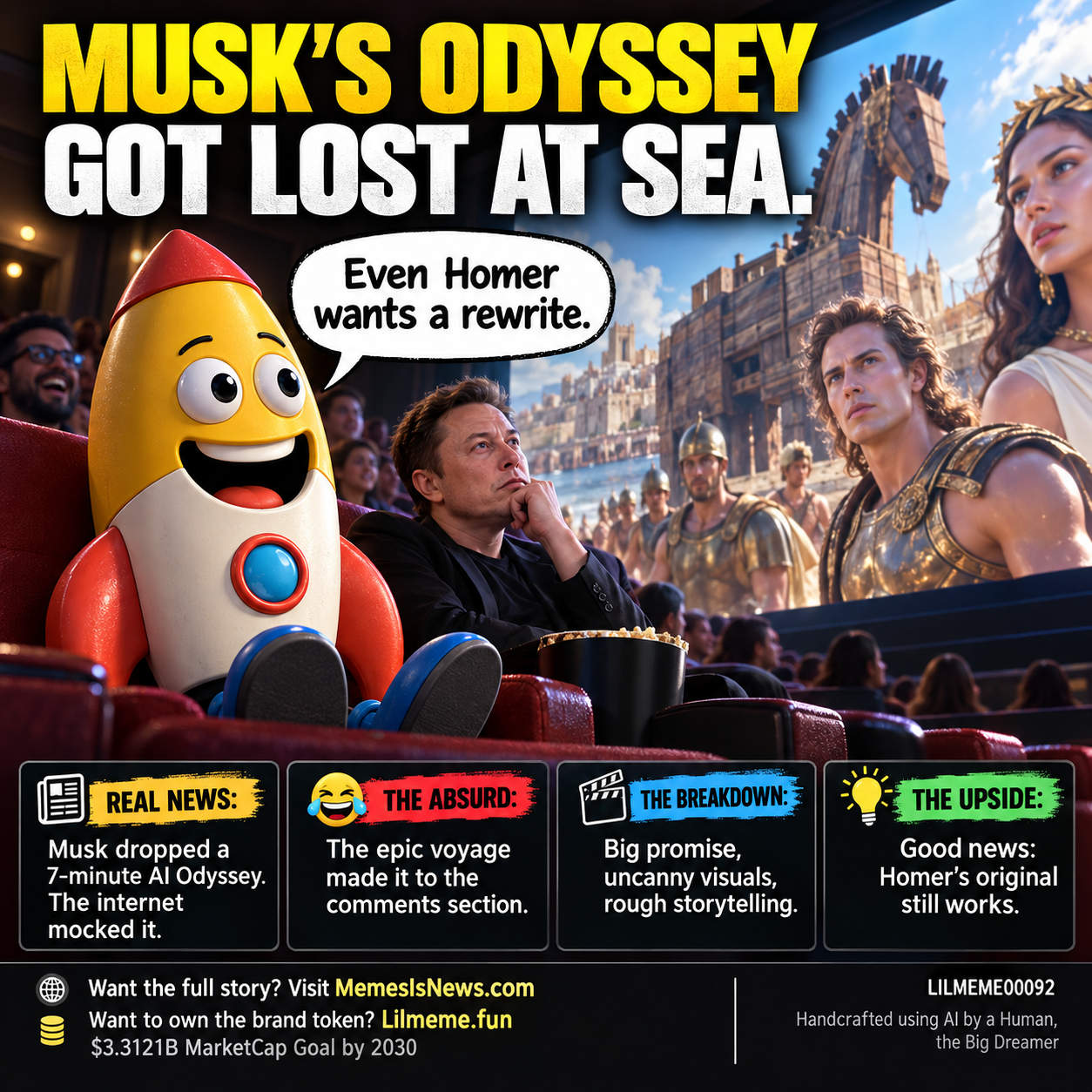 MUSK’S ODYSSEY GOT LOST AT SEA.
