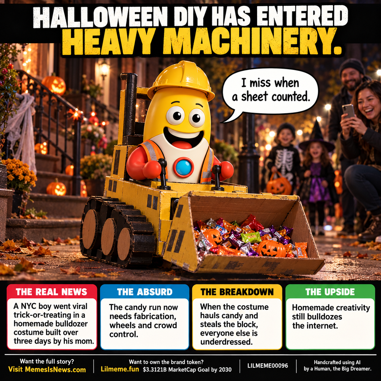 HALLOWEEN DIY HAS ENTERED HEAVY MACHINERY.