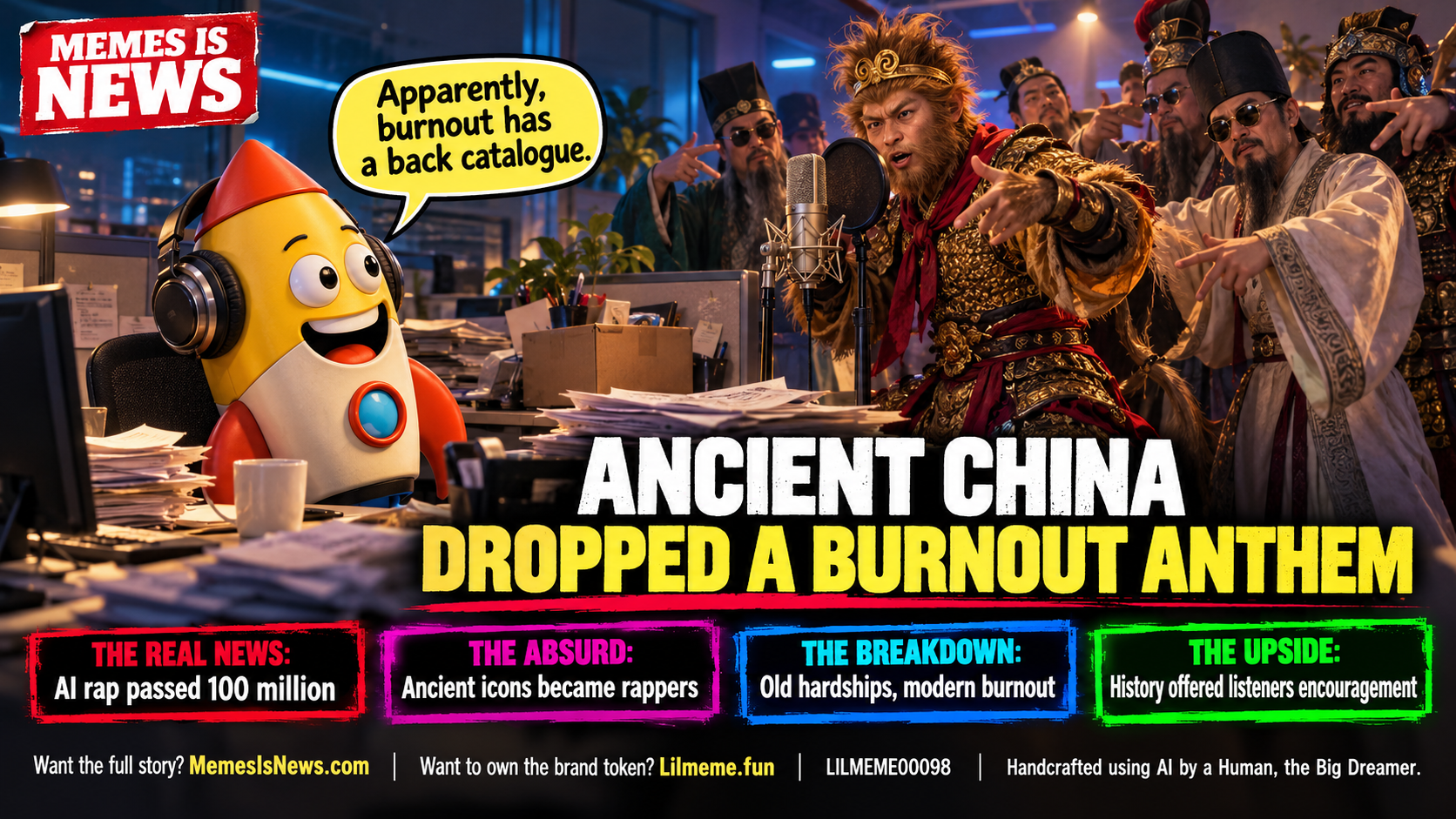 ANCIENT CHINA DROPPED A BURNOUT ANTHEM