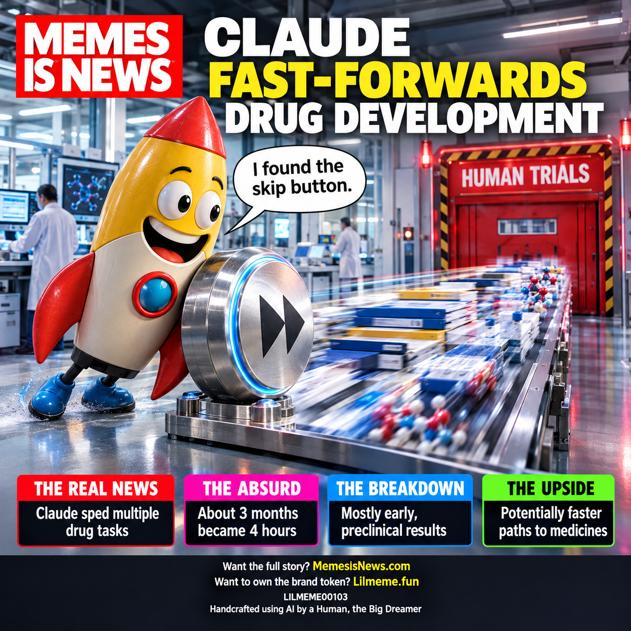 CLAUDE FAST-FORWARDS DRUG DEVELOPMENT