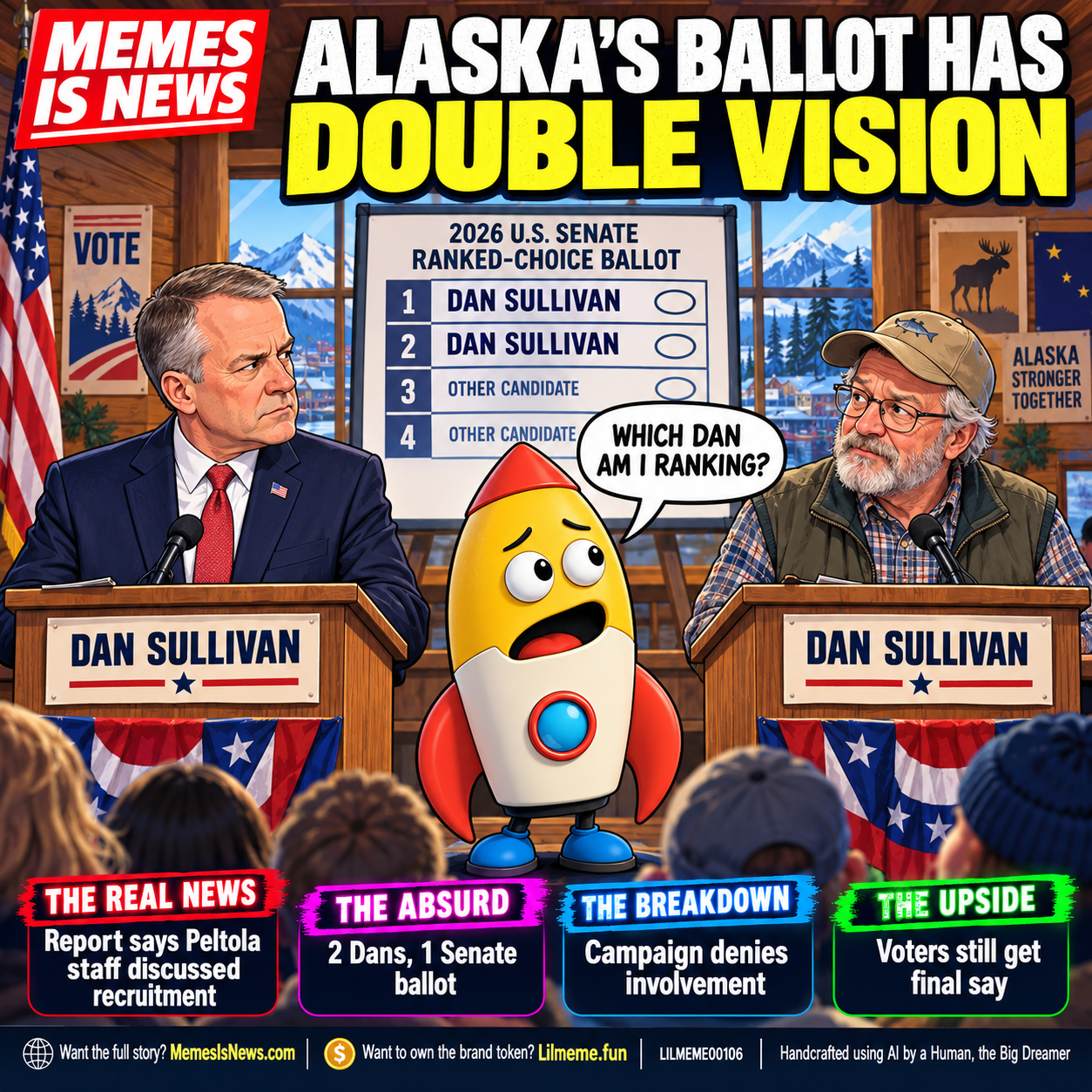 ALASKA'S BALLOT HAS DOUBLE VISION