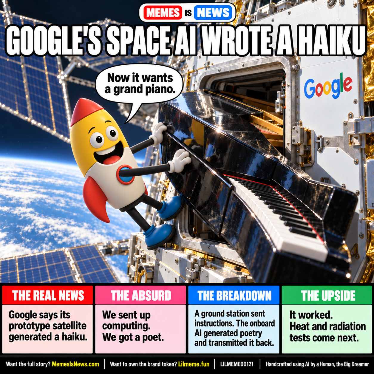 GOOGLE'S SPACE AI WROTE A HAIKU