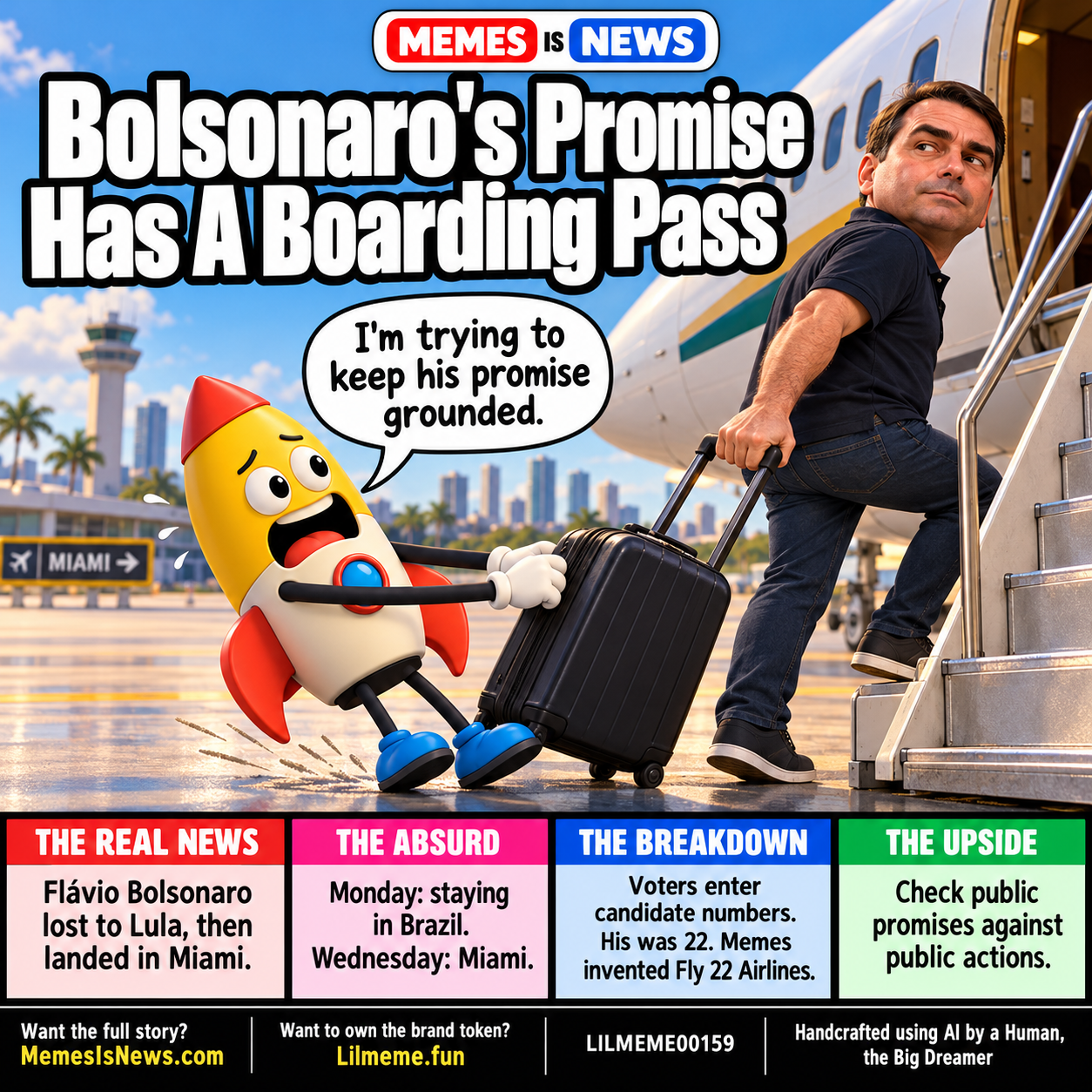Bolsonaro's Promise Has A Boarding Pass