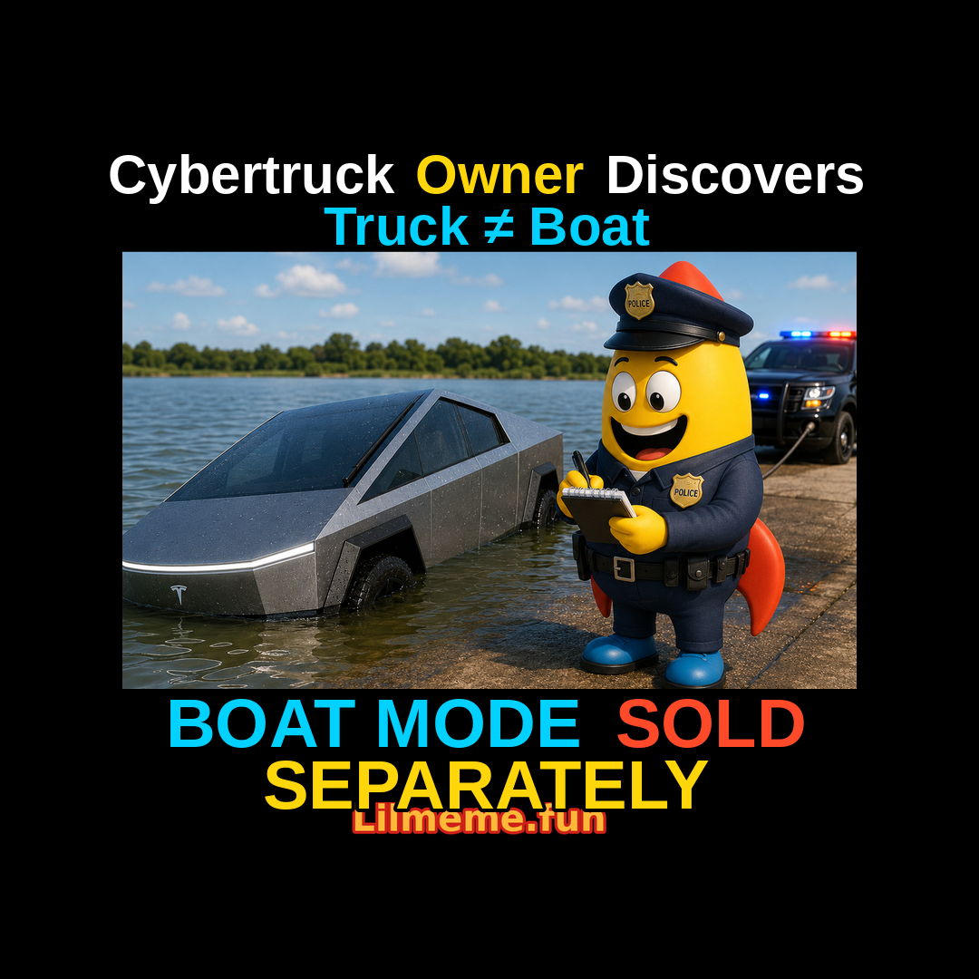 Cybertruck Owner Discovers Truck ≠ Boat