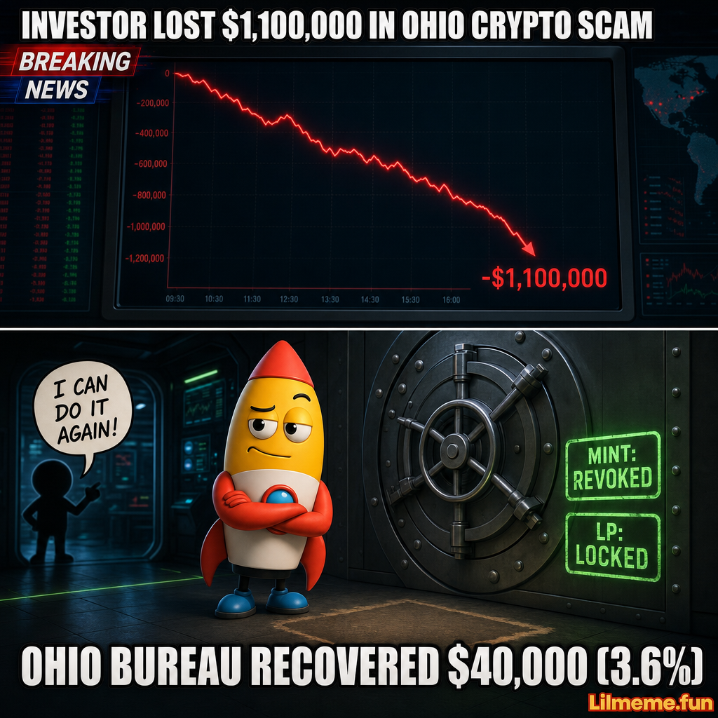 Ohio recovers 3.6% of a $1.1M crypto scam. Investor: "I can do it again."