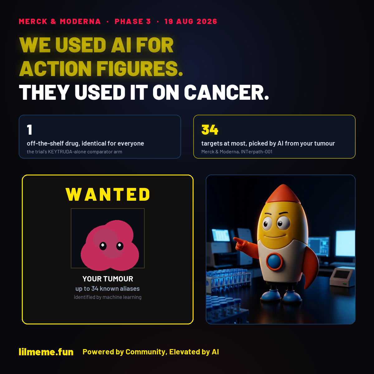 We used AI for action figures. They used it on cancer.